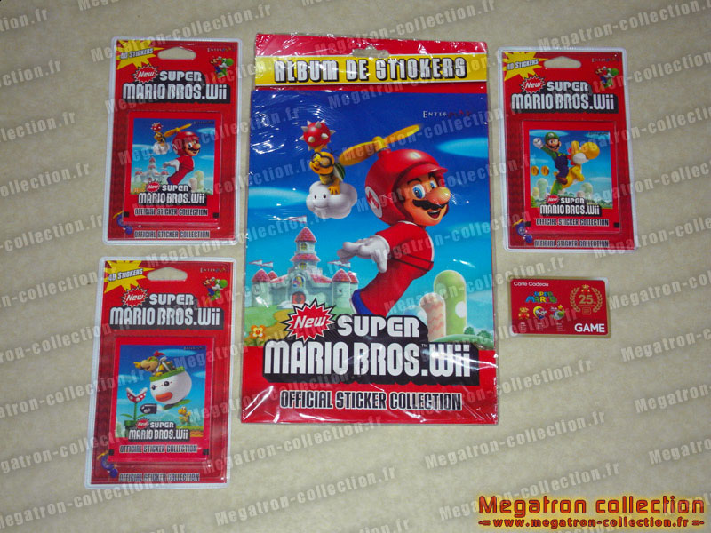 Panini new super mario bros wii