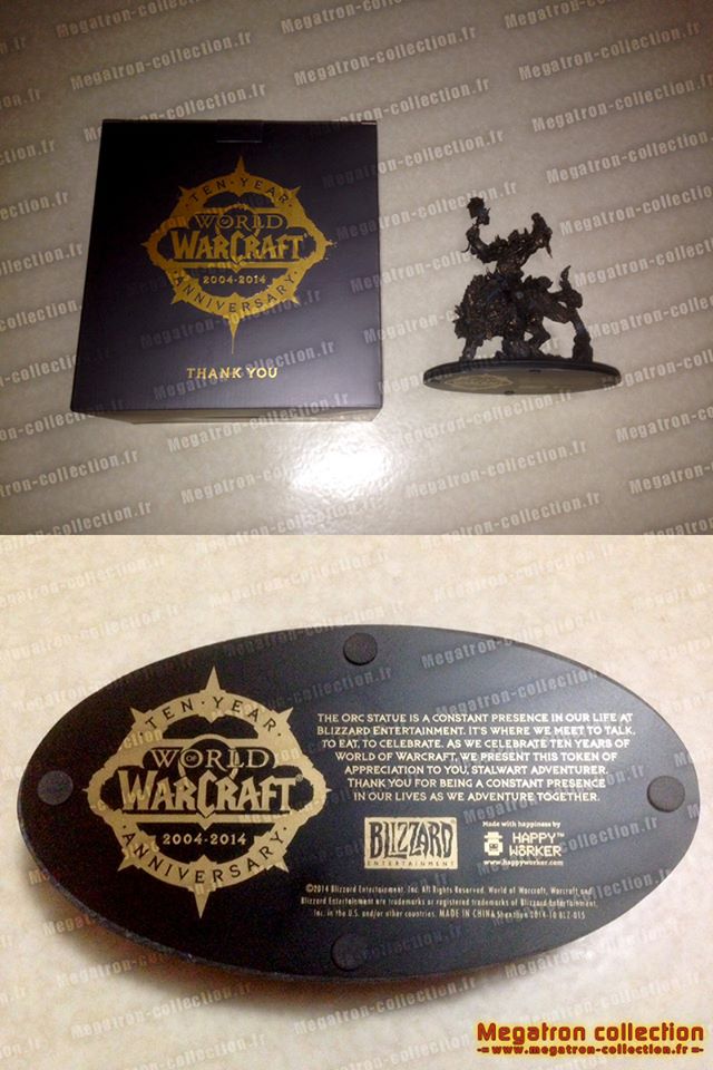 World of warcraft statue des 10 ans