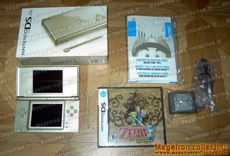 Nintendo DS lite : Zelda phantom hourglass edition