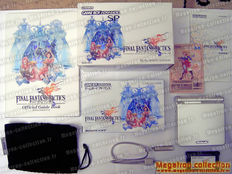 Game Boy Advance SP collector FFTactics Adv edition