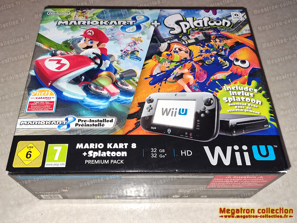 Wii U Premium Pack - Mario Kart 8 + Splatoon