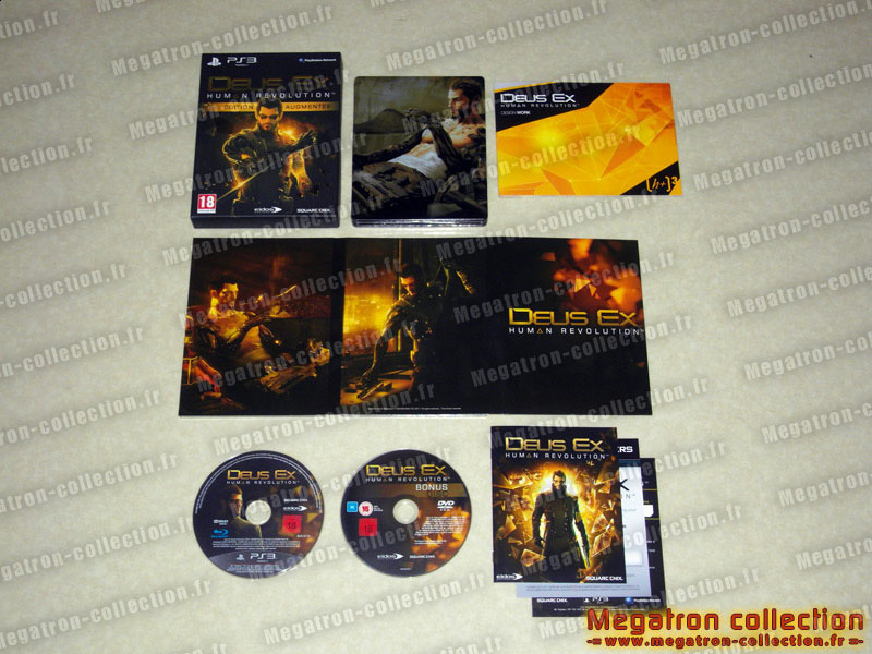 Deus ex : human revolution edition augmentee + steebook