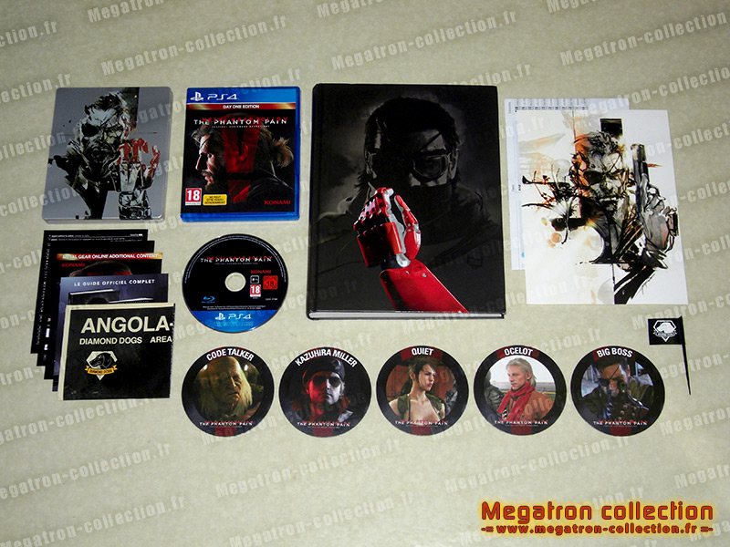 Metal gear solid 5 : the pahntom pain + guidebook collector