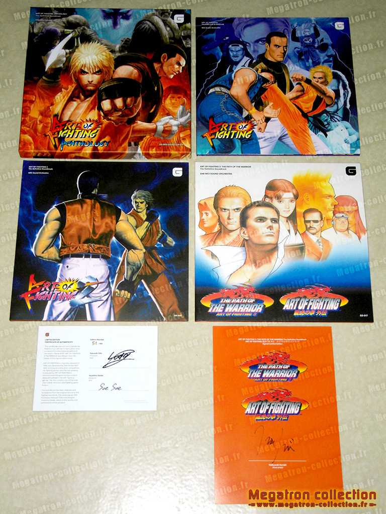 Art of fighting 3 / anthology box dedicace